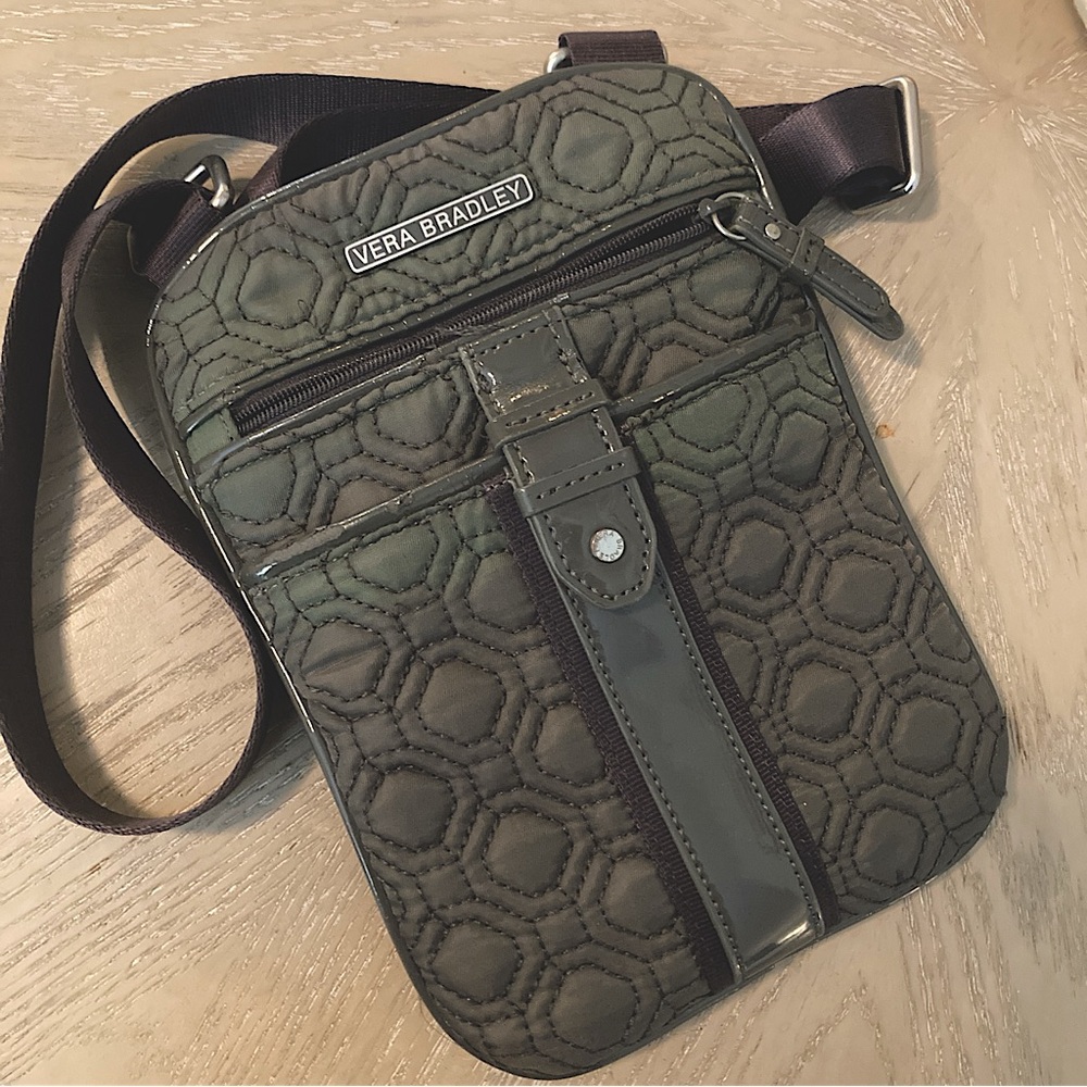 Vera Bradley Grey Crossbody Bag